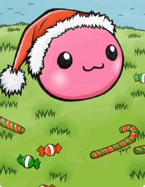 Ilustração da carta Santa Poring