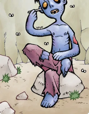 Ilustração da Carta Zumbi