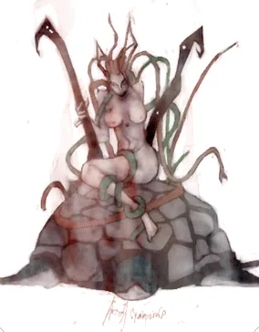Ilustração da Carta Medusa