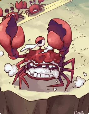 Ilustração da Carta Caranguejo