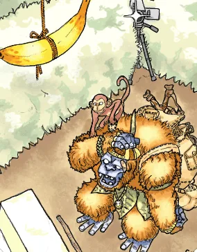 Ilustração da Carta Artilheiro Wootan