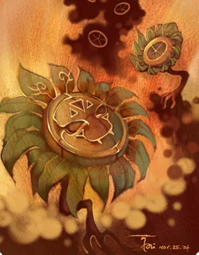 Ilustração da Carta Planta Carnívora