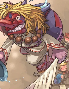 Ilustração da Carta Tengu