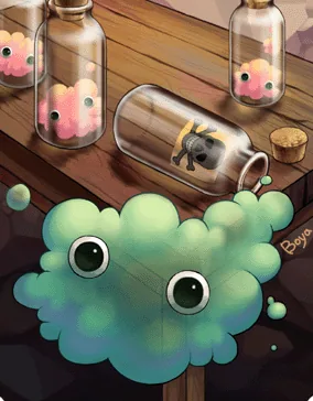 Ilustração da Carta Nuvem Venenosa