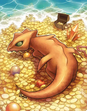 Ilustração da Carta Acidus Dourado