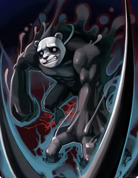 Ilustração da Carta Odium de Thanatos