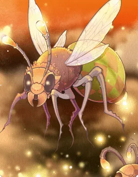Ilustração da Carta Vespa Vagalume