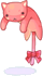 Gatinho Dorminhoco Rosa