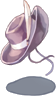 Chapéu de Caubói Roxo