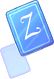 Carta Z Azul