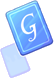 Carta G Azul