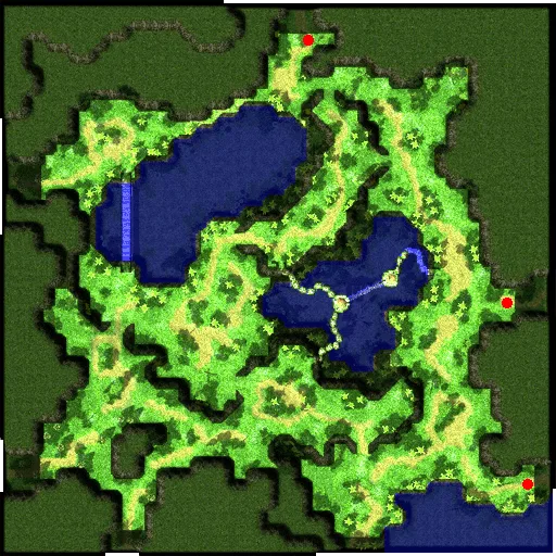 Minimapa de Floresta Kordt