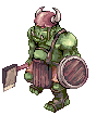 Guerreiro Orc andando