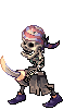 Esqueleto Pirata andando