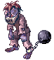 Zumbi Prisioneiro andando