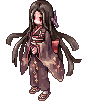 Boneco de Miyabi andando